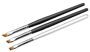 Pro 3-piece nail art brush kit