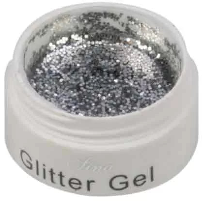 Silver Glitter False Nail Gel (8ml) - IB
