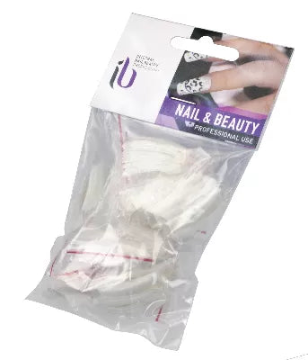 Sacx100 Assorted Luna White False Nails - IB