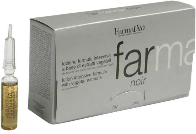Anti-Hair Loss Black Care 8ml x 12 Ampoules - Farmavita