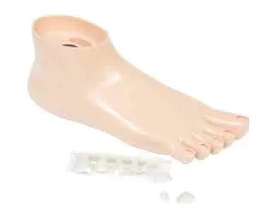 Foot Training Pedicure With False Nails